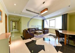 صورةغرفة المعيشة / غرفة الطعام لـ: شقة - 2 غرف نوم - 3 حمامات للكراء في برج الدوحة - الخليج الجنوبي - الخليج الغربي - الدوحة, صورة 1