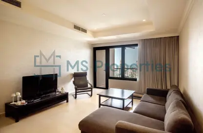 Apartment - 1 Bedroom - 2 Bathrooms for rent in West Porto Drive - Porto Arabia - The Pearl Island - Doha