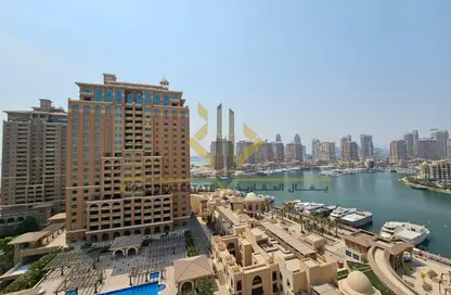 Apartment - 1 Bedroom - 2 Bathrooms for rent in West Porto Drive - Porto Arabia - The Pearl Island - Doha