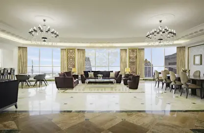 Hotel Apartments - 4 Bedrooms - 5 Bathrooms for rent in Al Shatt Street - West Bay - Doha