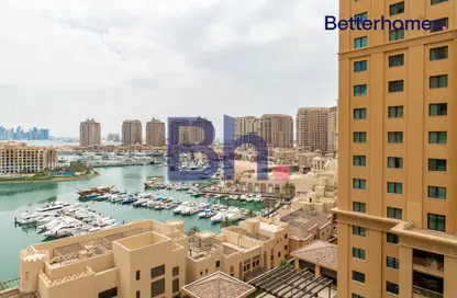 Apartment - 1 Bedroom - 2 Bathrooms for rent in West Porto Drive - Porto Arabia - The Pearl Island - Doha