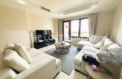Apartment - 1 Bedroom - 2 Bathrooms for rent in West Porto Drive - Porto Arabia - The Pearl Island - Doha