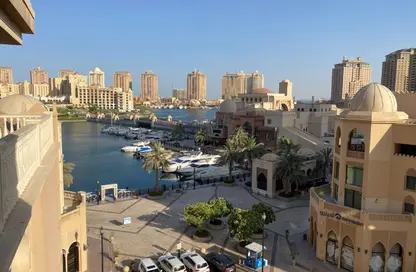 شقة - غرفة نوم - 2 حمامات للايجار في طريق بورتو الشرقي - بورتو أرابيا - جزيرة اللؤلؤة - الدوحة