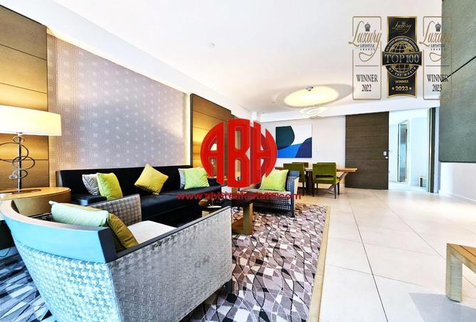 Apartment - 2 Bedrooms - 3 Bathrooms for rent in Sara Tower - West Bay - West Bay - Doha