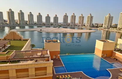Apartment - 1 Bedroom - 2 Bathrooms for rent in Al Mutahidah Tower - Viva Bahriyah - The Pearl Island - Doha