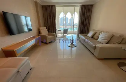 Apartment - 1 Bedroom - 1 Bathroom for rent in Viva West - Viva Bahriyah - The Pearl Island - Doha