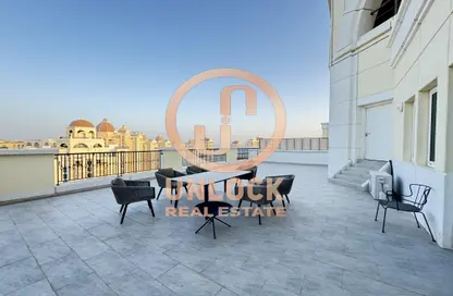 شقة - 3 غرف نوم - 5 حمامات للايجار في فيفا غرب - فيفا بحرية - جزيرة اللؤلؤة - الدوحة