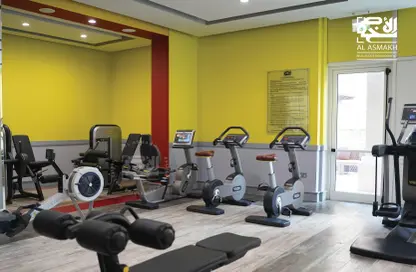 Gym image for: Apartment - 1 Bathroom for rent in Tower 26 - Viva Bahriyah - The Pearl Island - Doha, Image 1