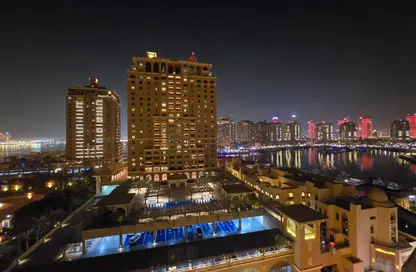 شقة - غرفة نوم - 2 حمامات للبيع في طريق بورتو الغربي - بورتو أرابيا - جزيرة اللؤلؤة - الدوحة