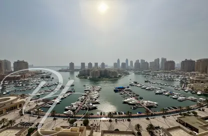 شقة - 2 غرف نوم - 2 حمامات للايجار في 21 تاور - بورتو أرابيا - جزيرة اللؤلؤة - الدوحة