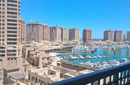 Apartment - 2 Bedrooms - 3 Bathrooms for rent in Tower 7 (Ferrari Tower) - Porto Arabia - The Pearl Island - Doha