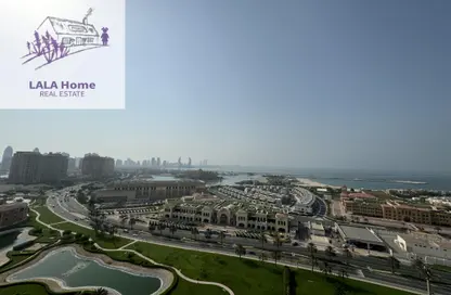 (بنتهاوس  (روف - 2 غرف نوم - 3 حمامات للايجار في فيفا غرب - فيفا بحرية - جزيرة اللؤلؤة - الدوحة