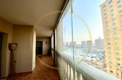 Apartment - 2 Bedrooms - 3 Bathrooms for rent in East Porto Drive - Porto Arabia - The Pearl Island - Doha