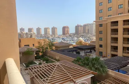 شقة - غرفة نوم - 2 حمامات للايجار في طريق بورتو الغربي - بورتو أرابيا - جزيرة اللؤلؤة - الدوحة