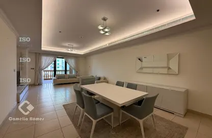 Apartment - 1 Bedroom - 2 Bathrooms for rent in West Porto Drive - Porto Arabia - The Pearl Island - Doha