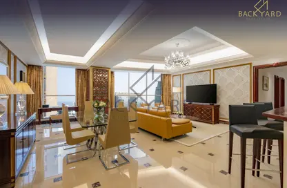 Apartment - 2 Bedrooms - 3 Bathrooms for rent in Dusit Hotel  and  Suites Doha - Diplomatic Street - West Bay - Doha
