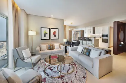 Apartment - 2 Bedrooms - 3 Bathrooms for rent in Hilton Doha The Pearl Residences - Abraj Quartiers - The Pearl Island - Doha