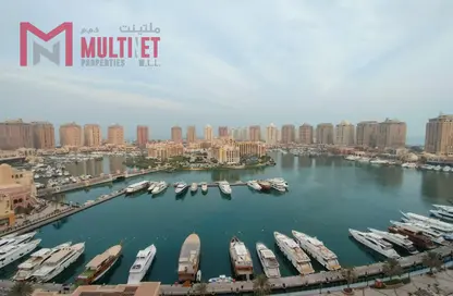 Apartment - 1 Bedroom - 2 Bathrooms for rent in East Porto Drive - Porto Arabia - The Pearl Island - Doha