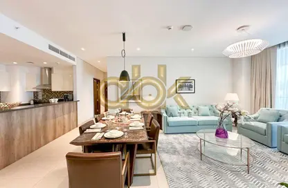 Apartment - 2 Bedrooms - 3 Bathrooms for rent in Lusail Residence - Marina District - Lusail