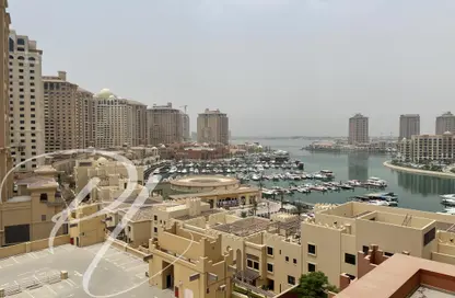 شقة - غرفة نوم - 2 حمامات للايجار في 21 تاور - بورتو أرابيا - جزيرة اللؤلؤة - الدوحة