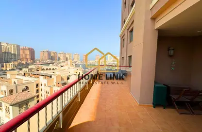 Apartment - 1 Bedroom - 2 Bathrooms for rent in East Porto Drive - Porto Arabia - The Pearl Island - Doha