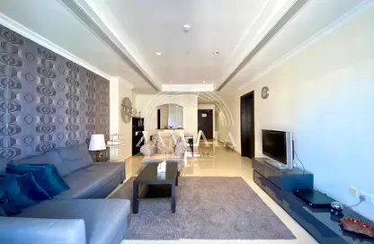 Apartment - 1 Bedroom - 2 Bathrooms for rent in West Porto Drive - Porto Arabia - The Pearl Island - Doha