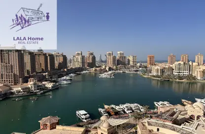 شقة - 2 غرف نوم - 3 حمامات للايجار في بياتزا العربية - بورتو أرابيا - جزيرة اللؤلؤة - الدوحة
