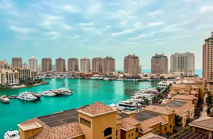 Apartment - 1 Bedroom - 2 Bathrooms for rent in East Porto Drive - Porto Arabia - The Pearl Island - Doha