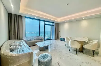 Apartment - 2 Bedrooms - 3 Bathrooms for rent in Lusail Marina Heights - Marina District - Lusail