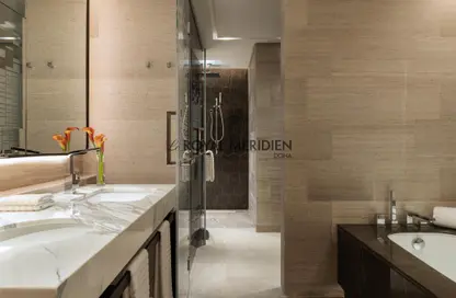 Bathroom image for: Apartment - 2 Bedrooms - 2 Bathrooms for rent in Lusail City - Lusail, Image 1