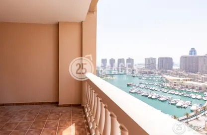 Apartment - 2 Bedrooms - 3 Bathrooms for sale in East Porto Drive - Porto Arabia - The Pearl Island - Doha