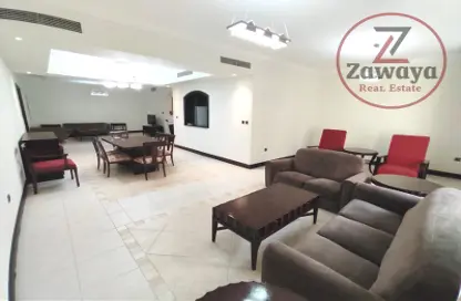 Living / Dining Room image for: Apartment - 3 Bedrooms - 4 Bathrooms for rent in Al Sadd Road - Al Sadd - Doha, Image 1