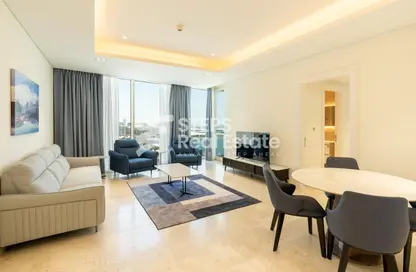 Apartment - 2 Bedrooms - 3 Bathrooms for rent in Lusail Residence - Marina District - Lusail