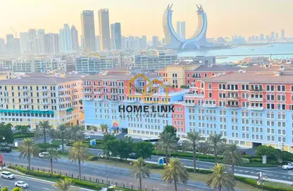 Apartment - 1 Bedroom - 2 Bathrooms for rent in East Porto Drive - Porto Arabia - The Pearl Island - Doha