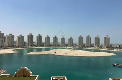 شقة - غرفة نوم - 2 حمامات للايجار في فيفا غرب - فيفا بحرية - جزيرة اللؤلؤة - الدوحة