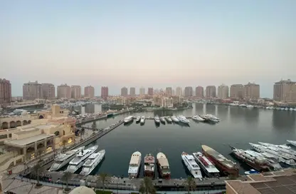 شقة - غرفة نوم - 1 حمام للبيع في طريق بورتو الشرقي - بورتو أرابيا - جزيرة اللؤلؤة - الدوحة