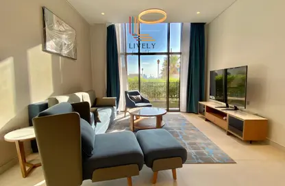 شقة - غرفة نوم - 2 حمامات للايجار في البلاج الجنوبي - البلاج - جزيرة اللؤلؤة - الدوحة