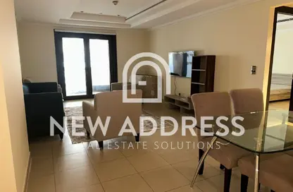 Apartment - 1 Bedroom - 2 Bathrooms for rent in Porto Arabia Townhouses - Porto Arabia - The Pearl Island - Doha
