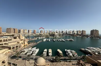 شقة - غرفة نوم - 1 حمام للايجار في طريق بورتو الغربي - بورتو أرابيا - جزيرة اللؤلؤة - الدوحة