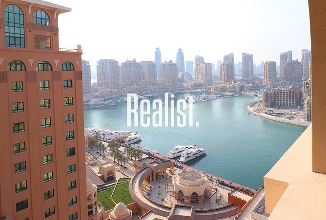 Apartment - 1 Bedroom - 1 Bathroom for sale in East Porto Drive - Porto Arabia - The Pearl Island - Doha