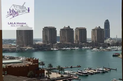 Apartment - 1 Bedroom - 2 Bathrooms for rent in East Porto Drive - Porto Arabia - The Pearl Island - Doha