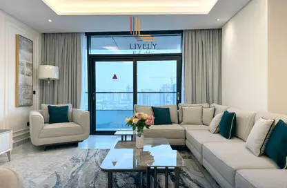 شقة - 2 غرف نوم - 3 حمامات للايجار في برج مارينا 02 - منطقة المارينا - الوسيل