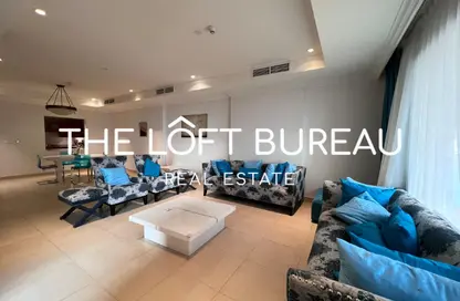 Apartment - 1 Bedroom - 2 Bathrooms for rent in One Porto Arabia - Porto Arabia - The Pearl Island - Doha