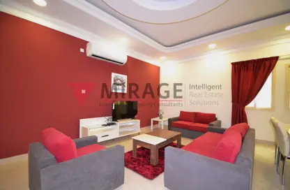 Living Room image for: Apartment - 3 Bedrooms - 3 Bathrooms for rent in Al Maamoura - Al Maamoura - Doha, Image 1