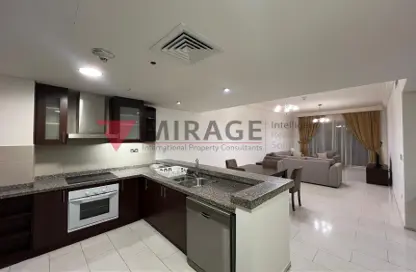 شقة - غرفة نوم - 2 حمامات للايجار في 5 تاور - بورتو أرابيا - جزيرة اللؤلؤة - الدوحة