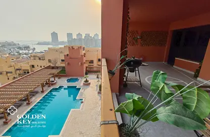 Apartment - 1 Bedroom - 2 Bathrooms for rent in West Porto Drive - Porto Arabia - The Pearl Island - Doha