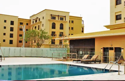 Pool image for: Apartment - 1 Bedroom - 2 Bathrooms for sale in Piazza 2 - La Piazza - Fox Hills - Lusail, Image 1