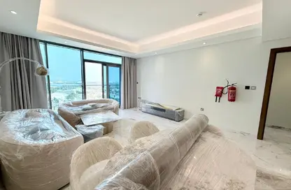 Apartment - 1 Bedroom - 2 Bathrooms for rent in Lusail Marina Heights - Marina District - Lusail