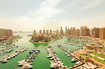 Apartment - 3 Bedrooms - 4 Bathrooms for rent in West Porto Drive - Porto Arabia - The Pearl Island - Doha