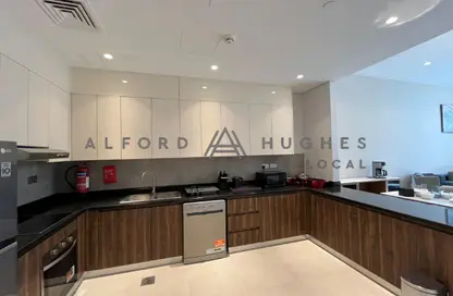 شقة - غرفة نوم - 2 حمامات للايجار في البلاج الجنوبي - البلاج - جزيرة اللؤلؤة - الدوحة